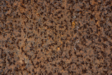 Background texture of surface rusted steel.