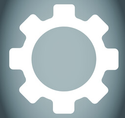 White Gear icon 1