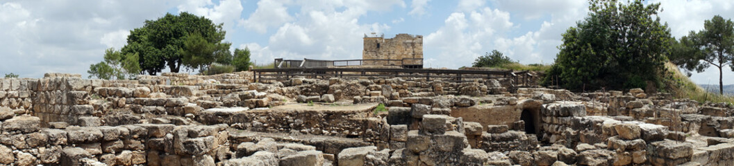 Fototapeta na wymiar Crusader Citadel and ruins