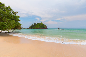 White sand beach South of Thailand