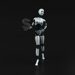 Robot - 3D Illustration