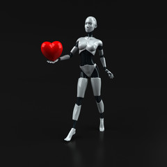 Fototapeta premium Robot - 3D Illustration