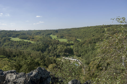 View from the Cliffs at Divoka Sarka nature reserve