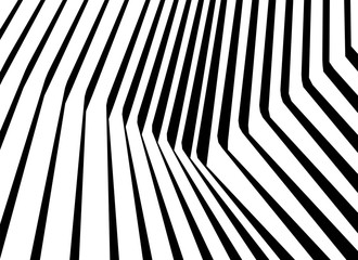 optical art abstract background wave design black and white op art