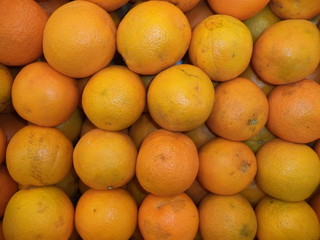 mature fresh oranges
