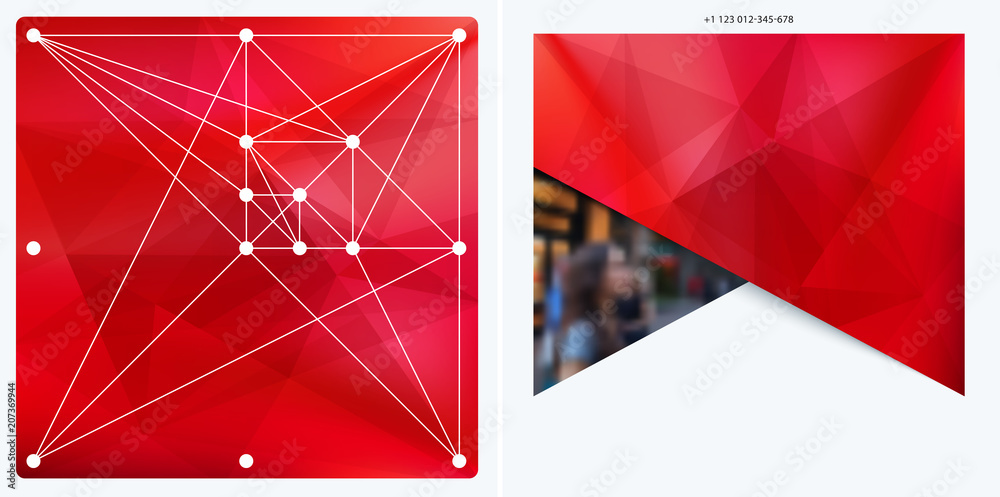 Poster abstract design of colourful vector elements for smooth background with round shapes rinds for busin