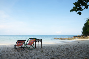 chair on the beach