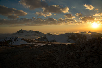 A bright ascent to the mountain of Oshten, Adygea