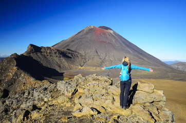 Fototapeta premium View from Tongariro Alpine Crossing