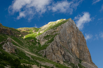 Majestic mountain landscapes of the Caucasian reserve