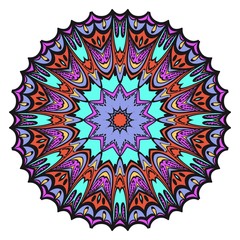 Vector mandala, Floral mandala. Oriental mandala. Vintage decorative elements. Vector illustration. It is super vector illustration.