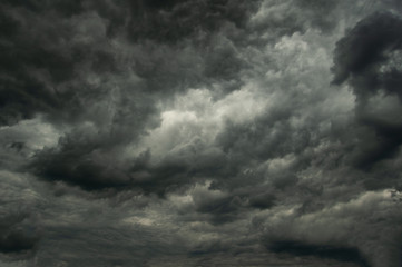 Obraz premium The sky in storm clouds background