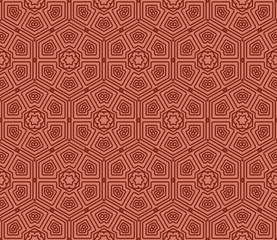 decorative geometric seamless pattern. vector illustration. for interior design, wallpaper, invitation.