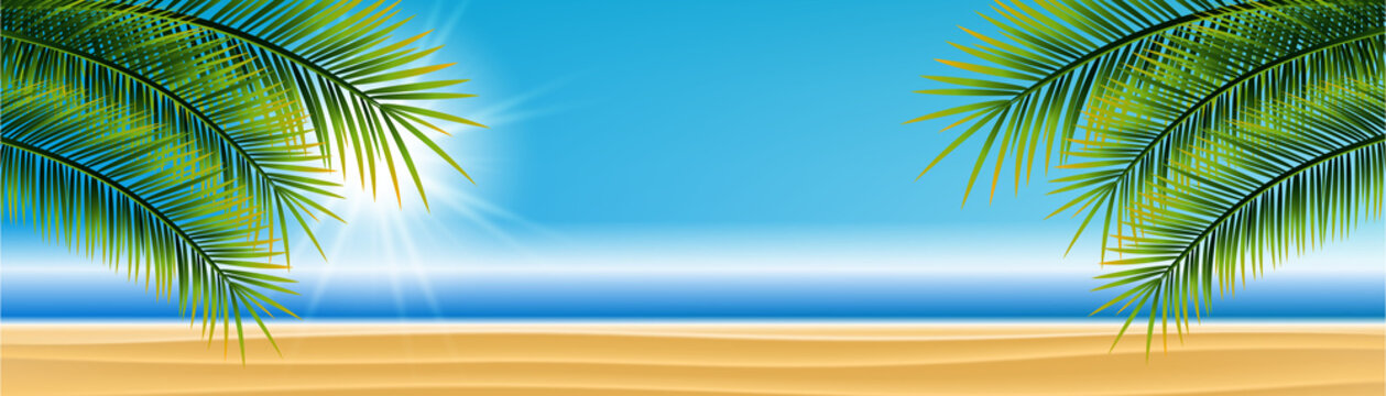 Sommer Hintergrund Banner