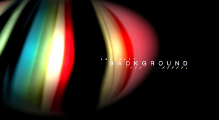 Blur color wave lines abstract background