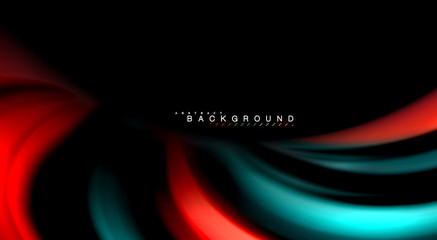 Blur color wave lines abstract background