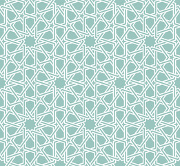 Classical Moroccan geometric seamless pattern