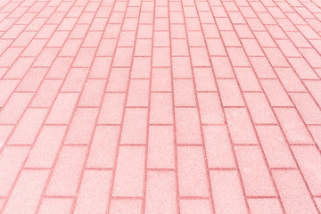 Outdoor stone block tile floor background and texture pattern