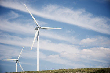 Fototapeta premium Wind energy concept