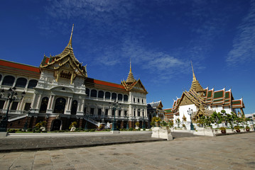 Naklejka premium The beauty of the Grand Palace. Thailand.,