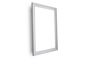 Mirror isolated on white background .