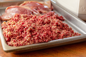 fresh minced goose meat