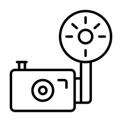 Retro camera icon