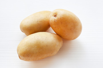 Potato Isolated on white.