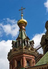Fototapeta na wymiar Saint Petersburg - Peter and Paul Cathedral..Sankt Petersburg - Peter und Paul Kathedrale (Peterhof)
