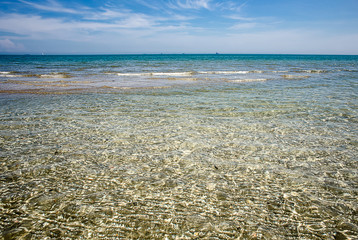 vacations concept at Venice lido beach