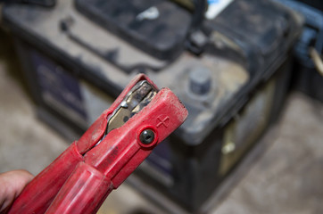 Fototapeta premium pliers for charging battery machines