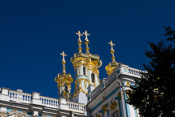 Fototapeta na wymiar Saint Petersburg - Catherine Palace, Katharinenpalast - Sankt Petersburg.
