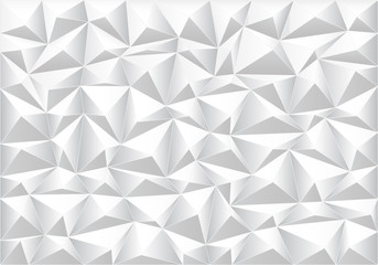 Abstract soft gray polygon pattern background texture vector illustration.