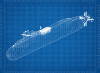 submarine Architect blueprint © Marko