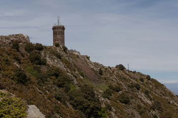 Fototapeta na wymiar La tour de Madaloc, Pyrénnées Orientales