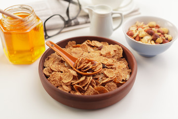Bowl of healthy muesli