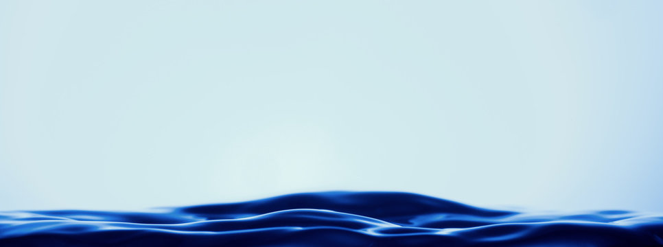 Water splash or water drop. Macro shot, fresh liquid background
