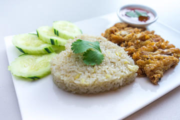 Fried-Chicken Rice