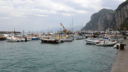 Fototapeta na wymiar Capri Port