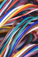 Colored electrical cable