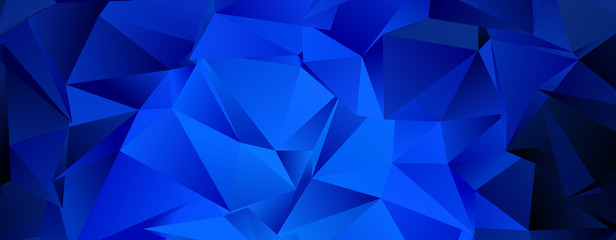 Obraz premium Abstract Low-Poly triangular modern background