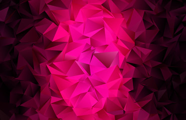 Abstract Low-Poly triangular modern background