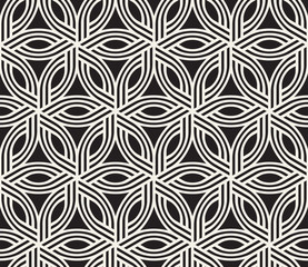 Fototapeta premium Vector seamless pattern. Modern stylish abstract texture. Repeating geometric tiles