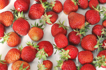 Strawberry. Background of strawberries.