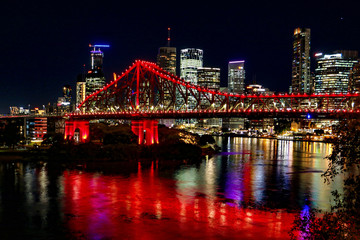 Fototapeta na wymiar Story Bridge, Brisbane Australia