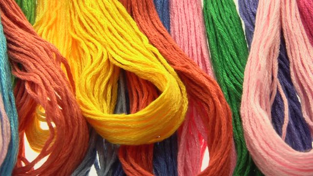 Colorful yarns
