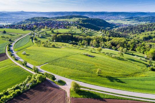 Germany, Baden-Wuerttemberg, Swabian Franconian forest, Rems-Murr-Kreis, Rems Valley, Buhlbronn