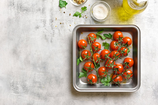 Roasted cherry tomatoes