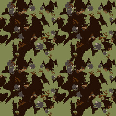 Fototapeta premium Abstract green and brown background as UFO camouflage