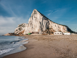 View to the rock of Gibraltar